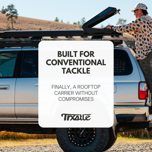The Best Rooftop Fishing Rod Carrier for Conventional Tackle | Trxstle