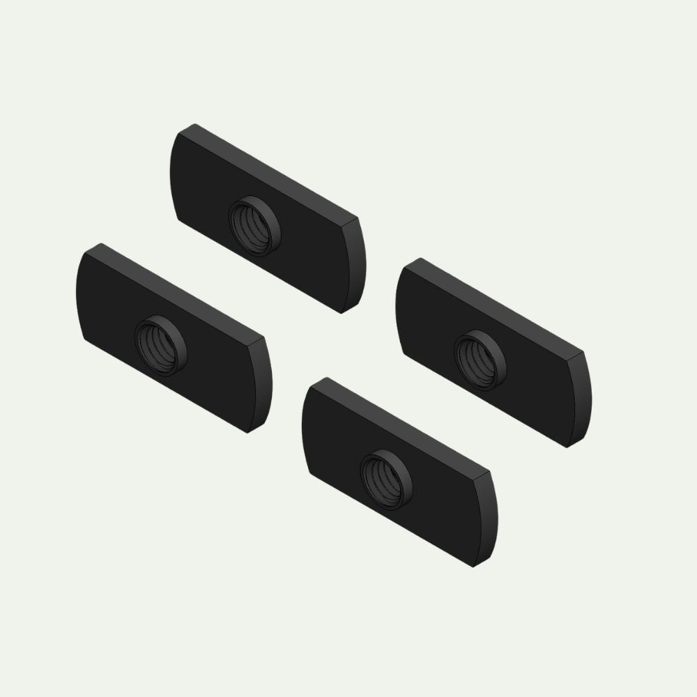T-track Nut 4-Pack - 16mm Width