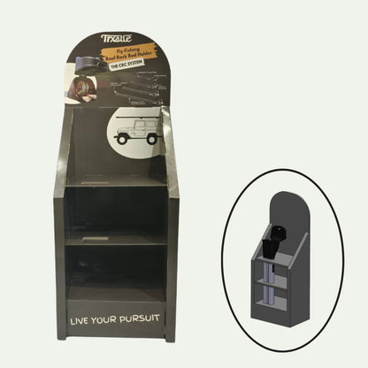Cardboard POP Stand for CRC System Display Unit