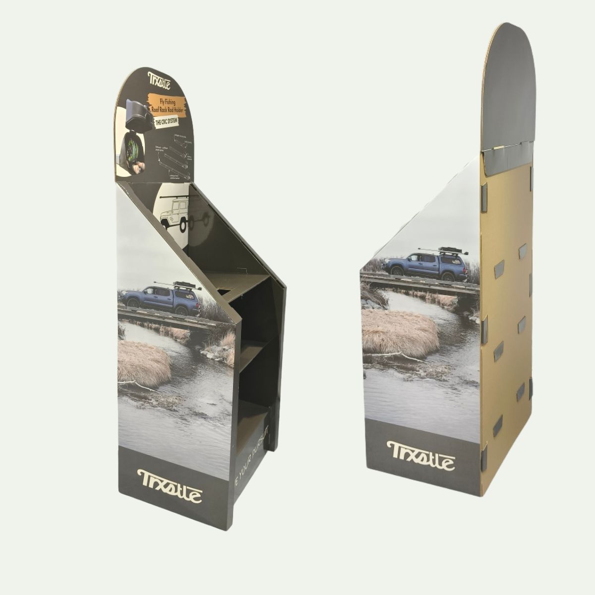 Cardboard POP Stand for CRC System Display Unit