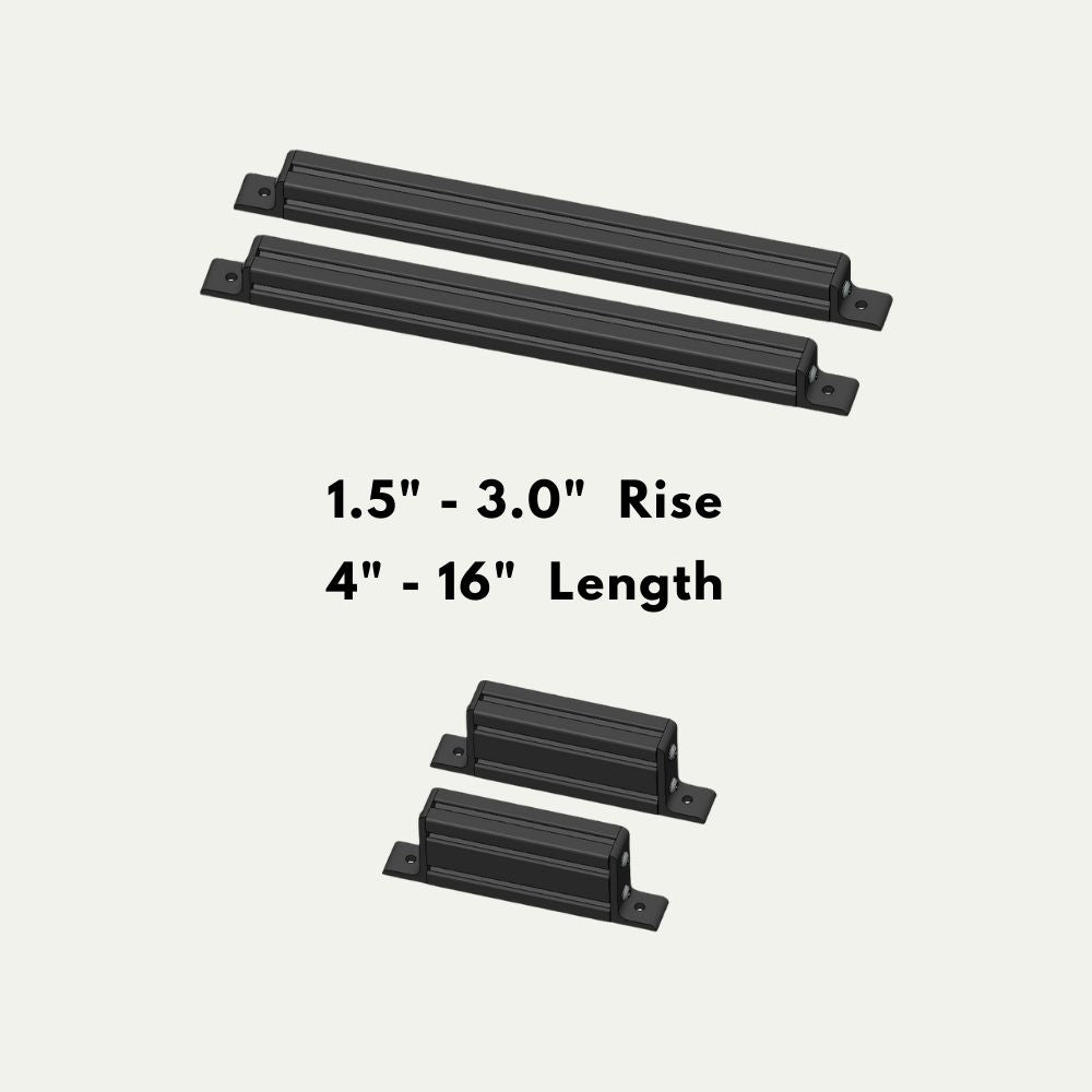 Custom Riser Blocks - For T-Slot Mounts