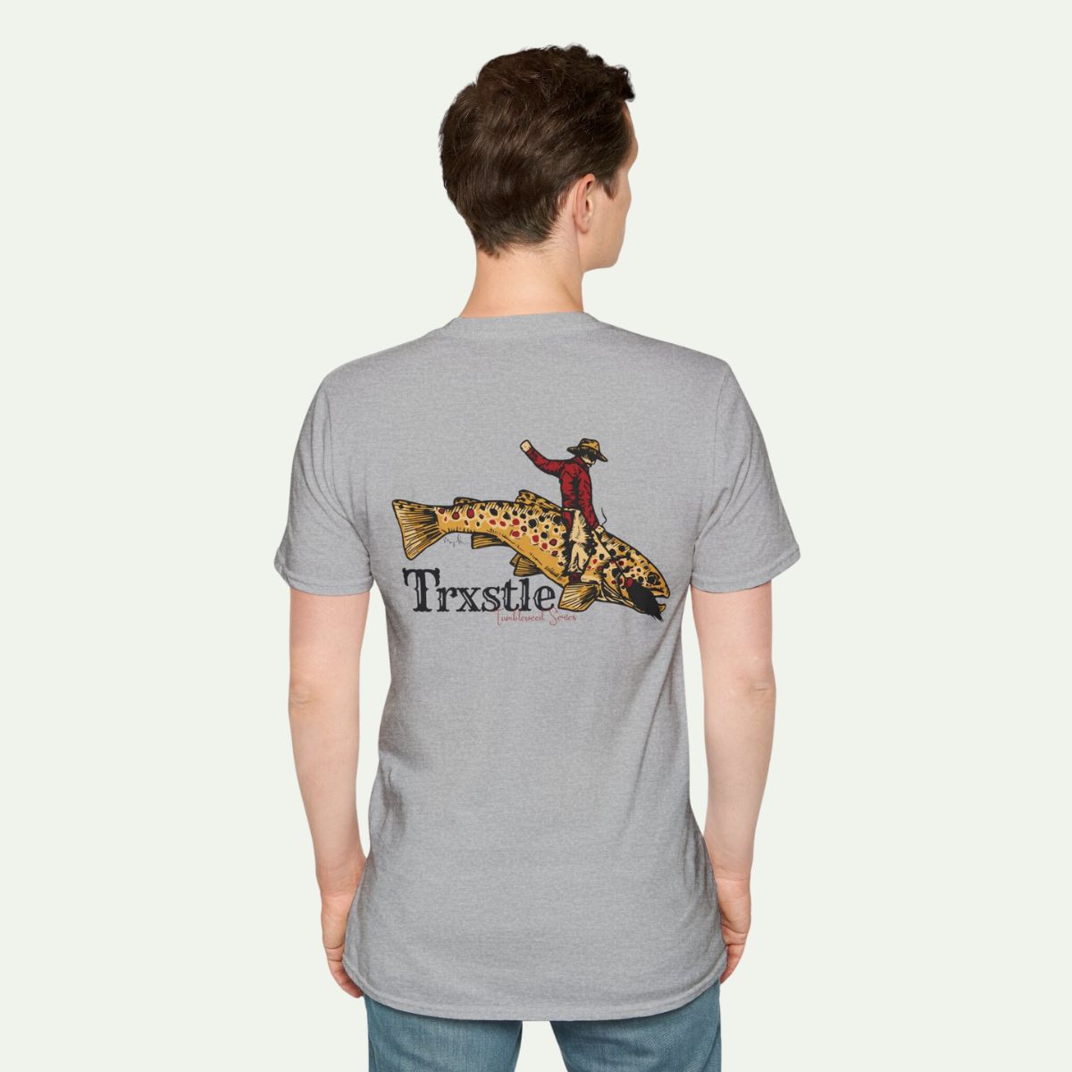 Bucking Brown Tee