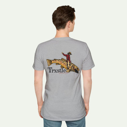 Bucking Brown Tee