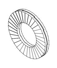 T-Slot Mount - Wedge Lock Washer