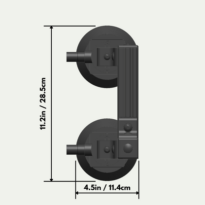 Universal Suction-Pro Rack Base - For T-Slot Mounts
