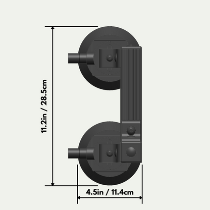 NEW -  CRC Rod Carrier Suction-Pro Mount Bars