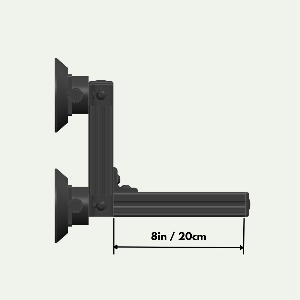 Universal Suction-Pro Rack Base - For T-Slot Mounts