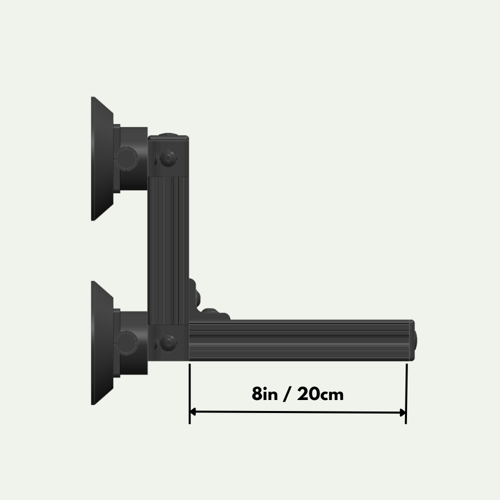 NEW -  CRC Rod Carrier Suction-Pro Mount Bars