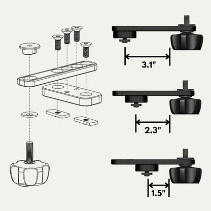 CRC System T-Slot Mounts