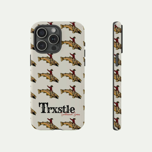 Printify Trxstle Phone Case - Bucking Brown Artist Edition iPhone 15 Pro Max / Glossy