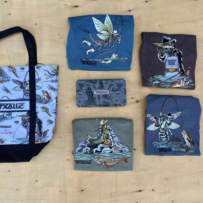Trxstle Artist Print Fly Box & Swag Bag
