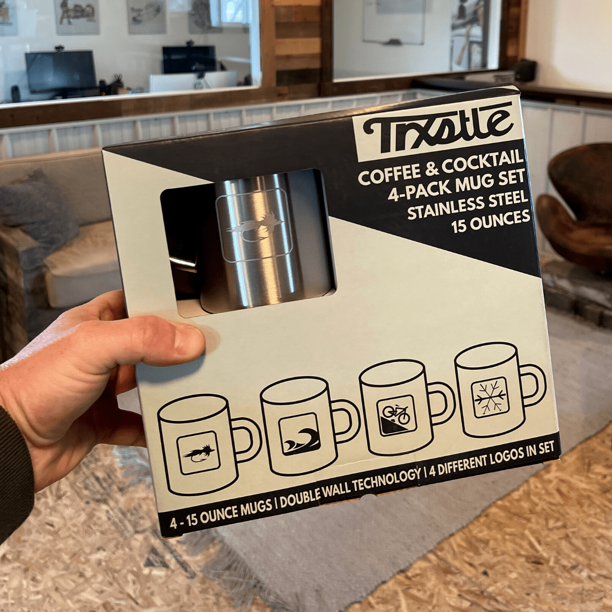 Trxstle Coffee & Cocktail Insulated Mugs