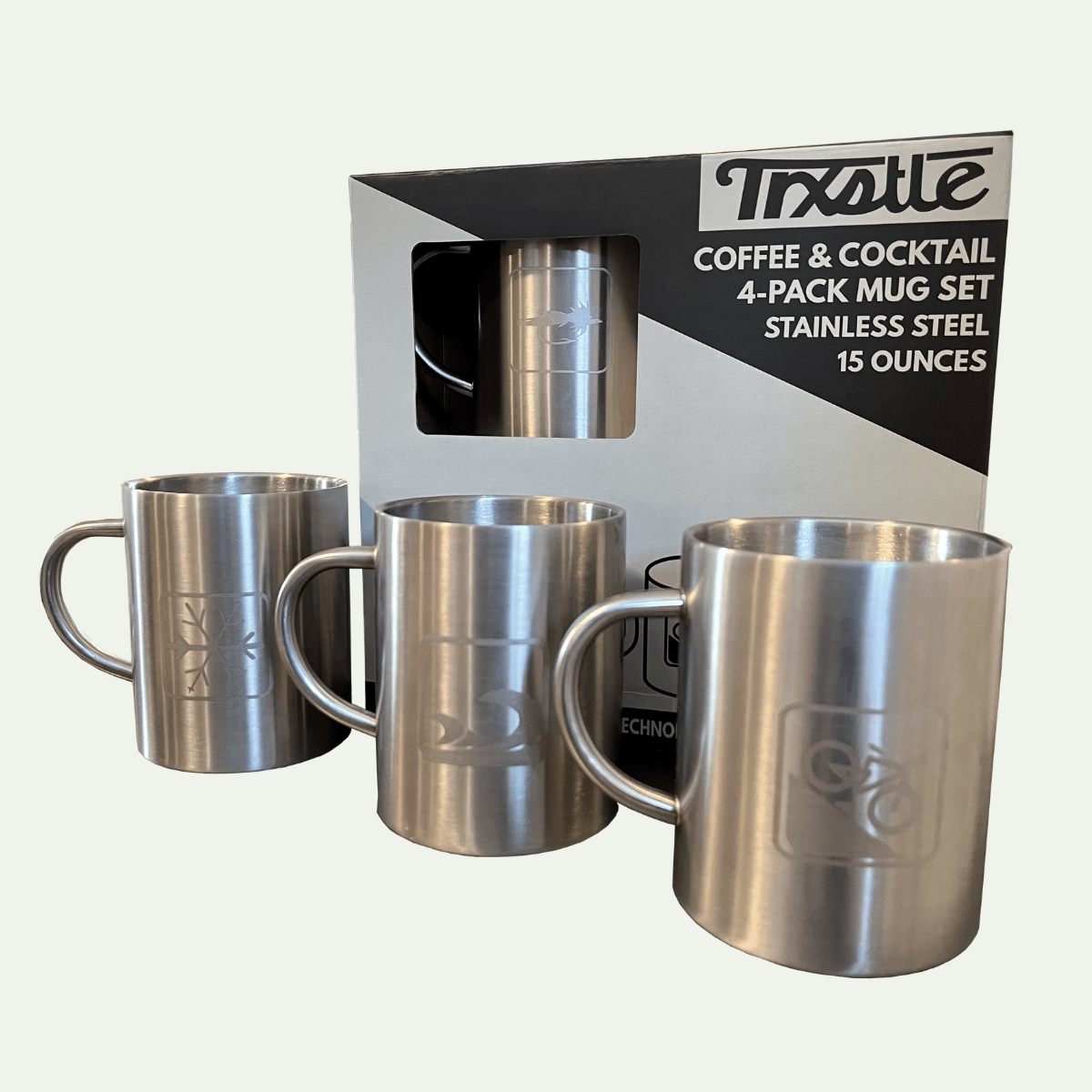 Trxstle Coffee & Cocktail Insulated Mugs