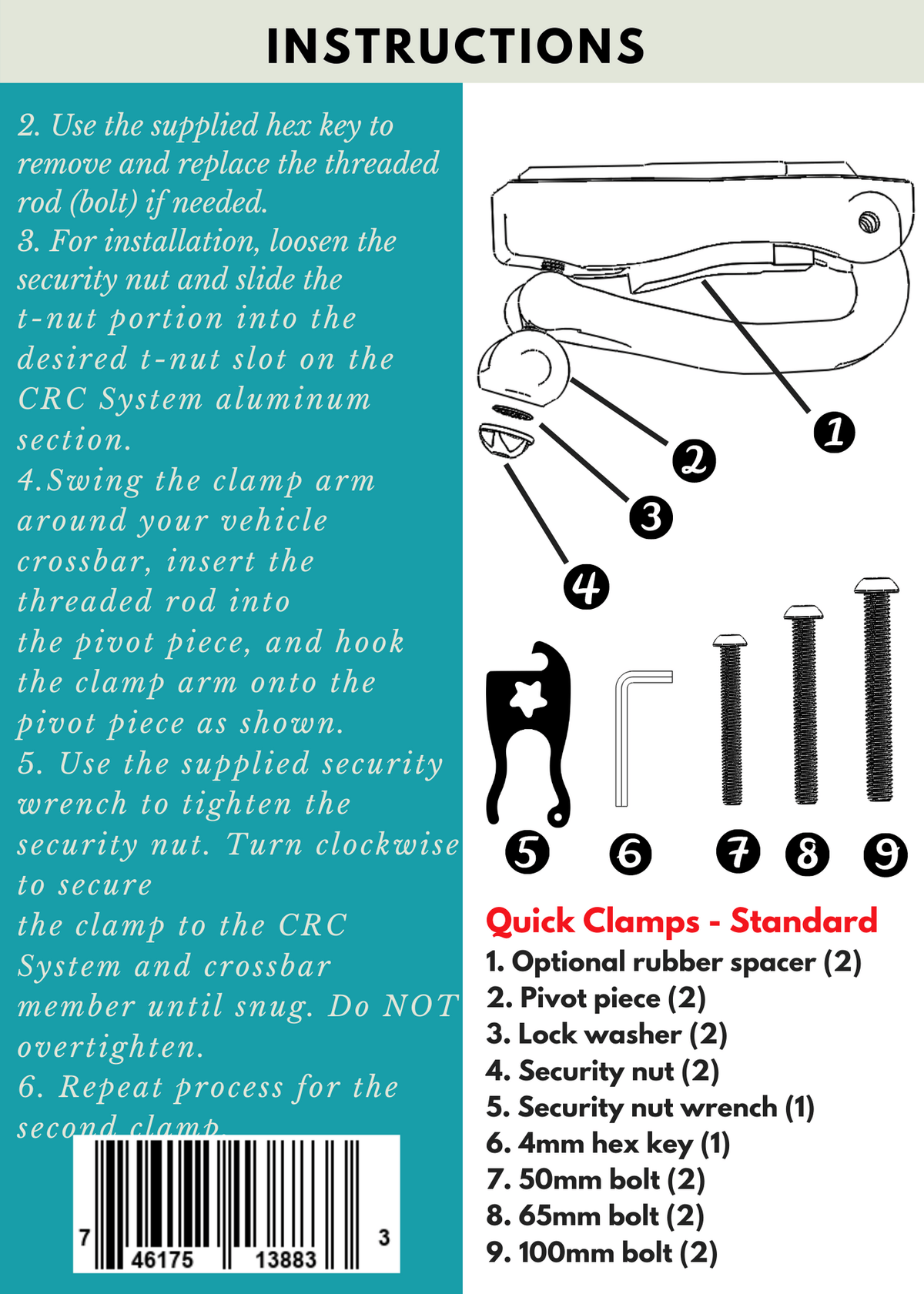 Trxstle FREE - CRC System Clamps