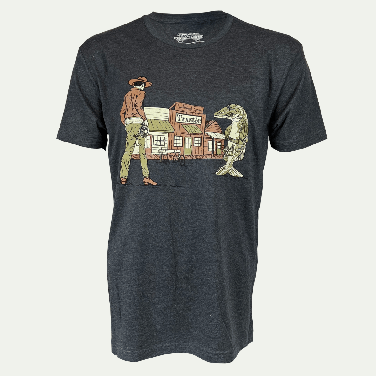 Trxstle FREE - Gilly The Kid Tee Green/Brown / XS