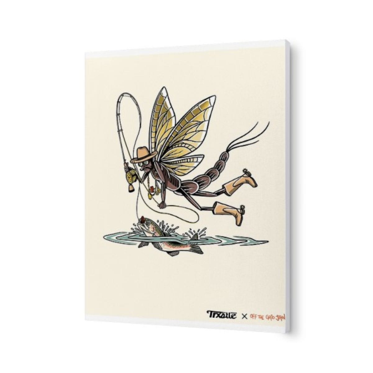 Trxstle Mayfly Print