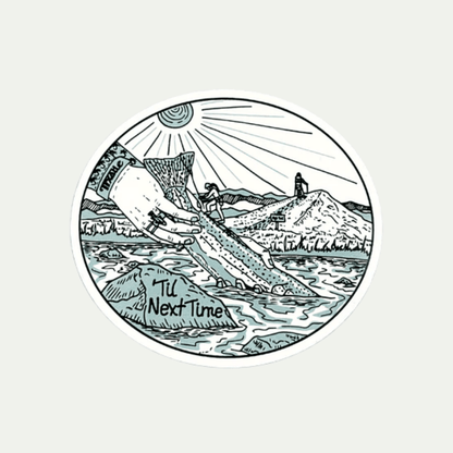 Trxstle River Bum Stickers