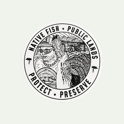 Trxstle River Bum Stickers