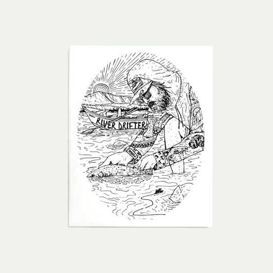 Trxstle River Drifter Print