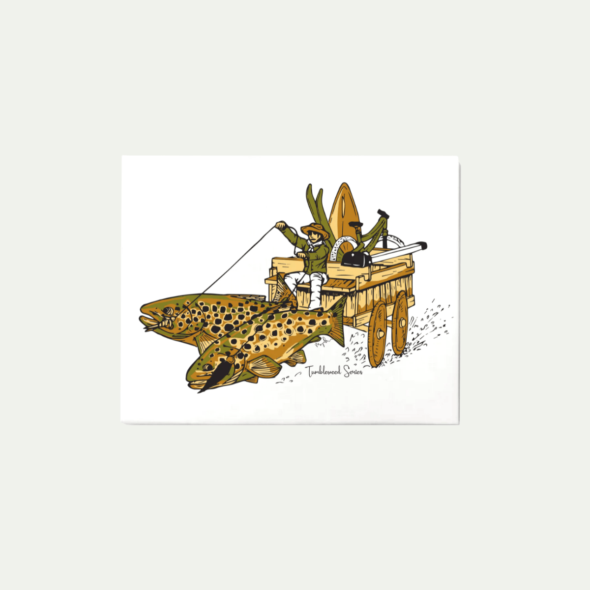 Trxstle Runaway Wagon Print